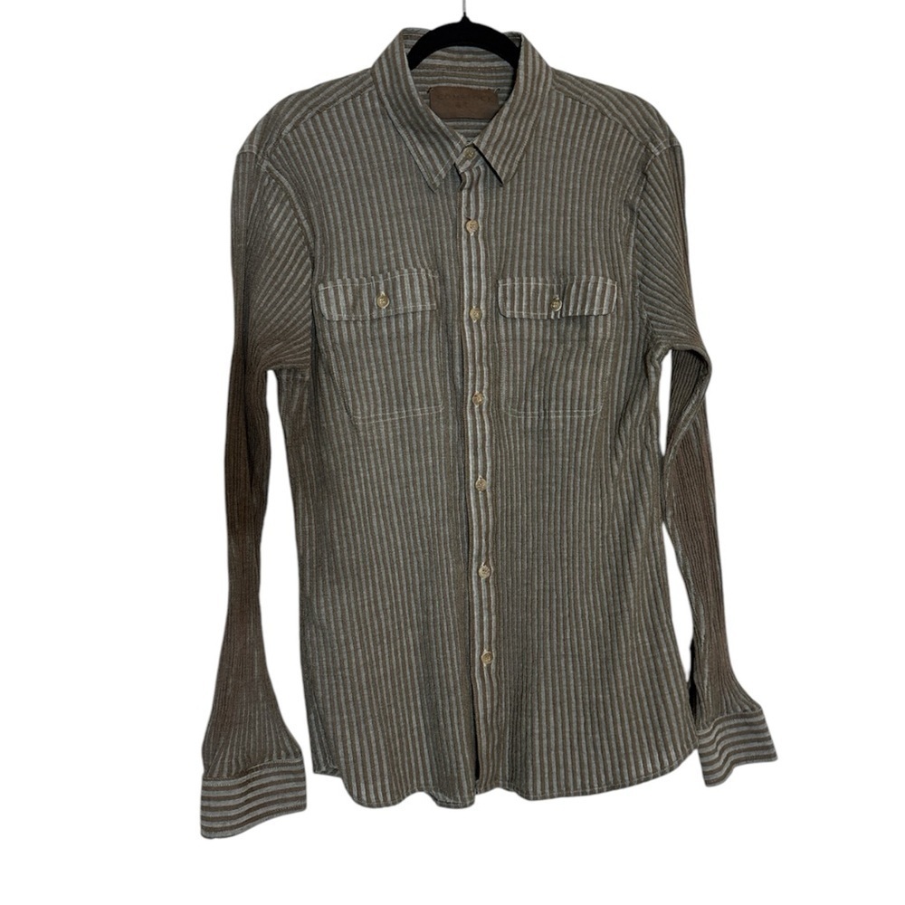 Comstock & Co Casual 100% Cotton Two Pocket Button Down Shirt